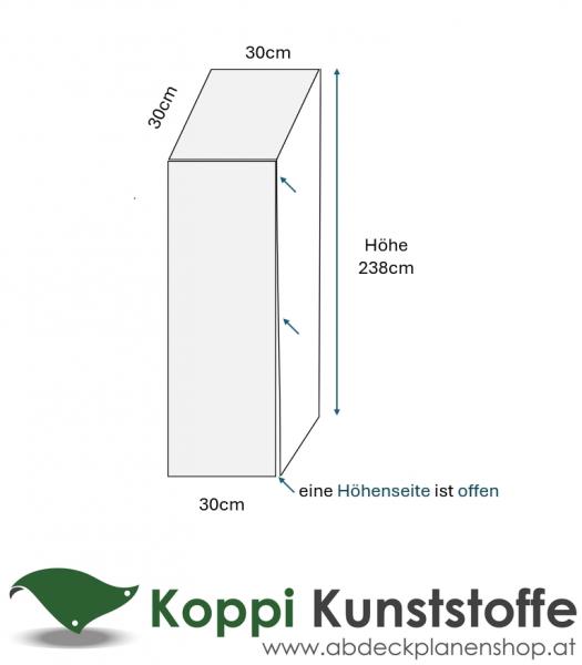 LKW Planenhaube 30 x 30 x 238cm